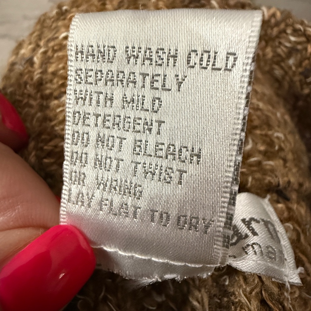 Vintage Cardigan full zip Dressbarn chunky Sweater size 14-16 - Picture 7 of 7